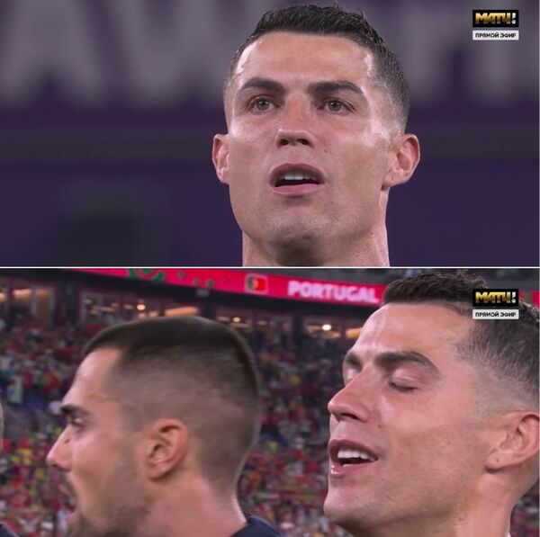 Криштиану Роналду расплакался перед стартовым матчем на ЧМ-2022. Фото