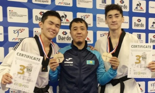Казахстан завоевал две медали на турнире по таеквондо в Париже