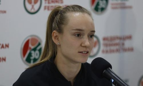 Елена Рыбакина хочет сыграть с лучшей теннисисткой мира в Алматы