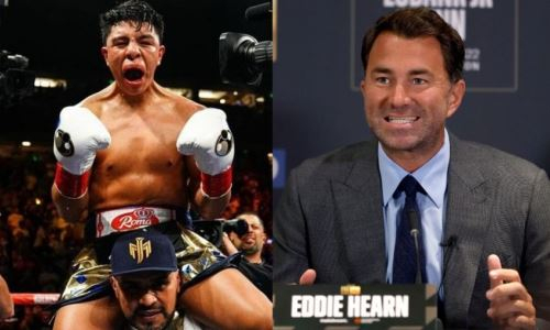 Эдди Хирн разнес мексиканского нокаутера за отказ драться с Жанибеком Алимханулы