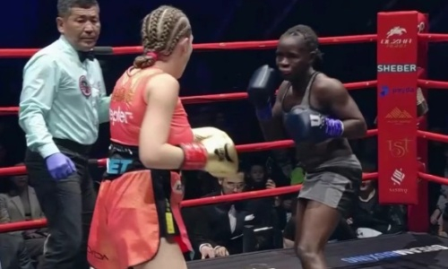 Видео боя самой сексуальной боксерши Казахстана за титул чемпионки мира