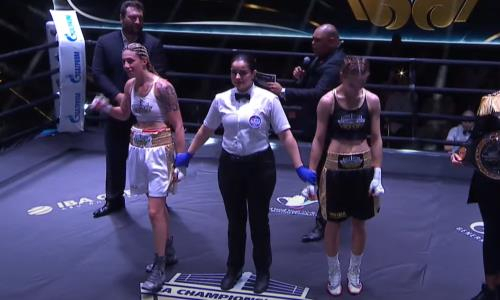 Судейский вердикт решил исход боя чемпионки Азии по боксу из Казахстана с серебряной призеркой ЧМ-2022. Видео