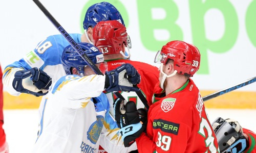 «Шайба казахов была отменена». КХЛ разобрала матч сборной Казахстана с Беларусью