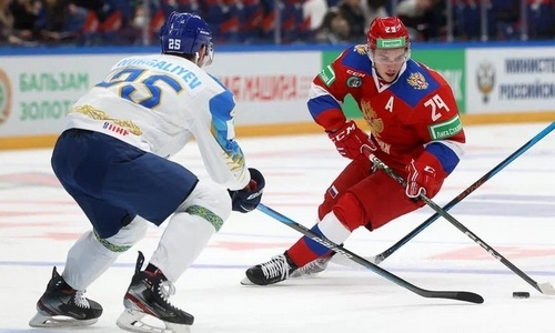 КХЛ назвала главных молодцов сборной Казахстана по хоккею в историческом матче с Россией