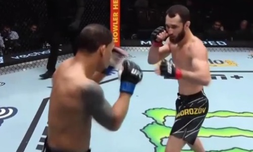 Видео боя Сергея Морозова с победой над американцем в UFC
