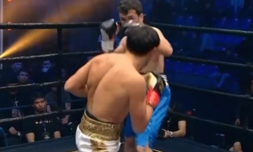Видео первого за два года боя непобежденного боксера из Казахстана