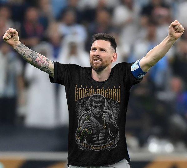 Лионель Месси оказался «фанатом» скандального российского бойца ММА. Фото