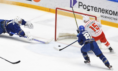 Фоторепортаж с матча КХЛ «Барыс» — «Автомобилист» 5:4 Б