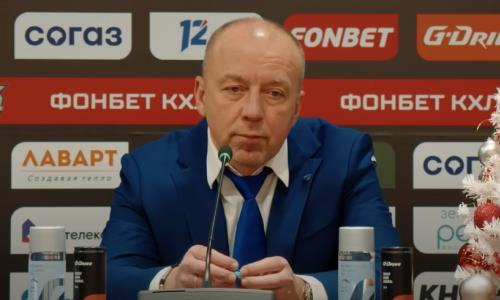 Видео послематчевой пресс-конференции игры КХЛ «Авангард» — «Барыс» 5:2