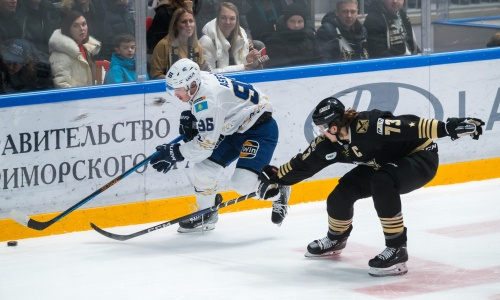 Назван победитель матча КХЛ «Адмирал» — «Барыс»