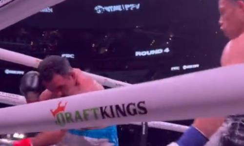 Избиением с «досрочкой» закончился бой непобежденного нокаутера с рекордом 27-0. Видео