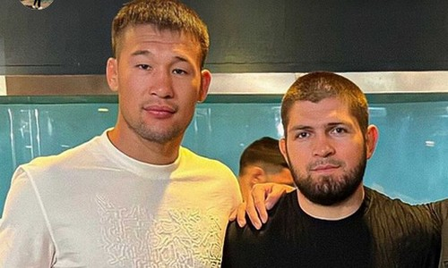 Уникальное видео с тренировки Шавката Рахмонова под руководством Хабиба появилось в Сети