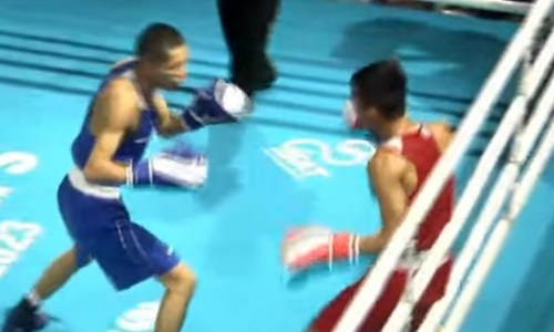 Видео полного боя с нокдауном и избиением малазийца чемпионом мира из Казахстана
