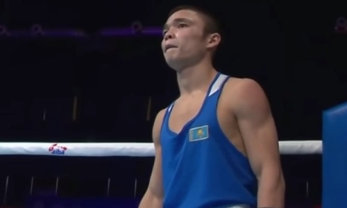 Чемпион Казахстана побывал в нокдауне и выиграл медаль ЧА-2023 до 22 лет по боксу