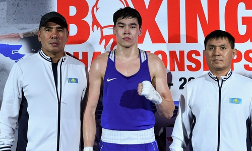 В бою с нокдауном Казахстан vs Узбекистан определился обладатель «золота» ЧА-2023 по боксу до 22 лет