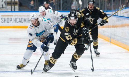 Фоторепортаж с матча КХЛ «Адмирал» — «Барыс» 1:5