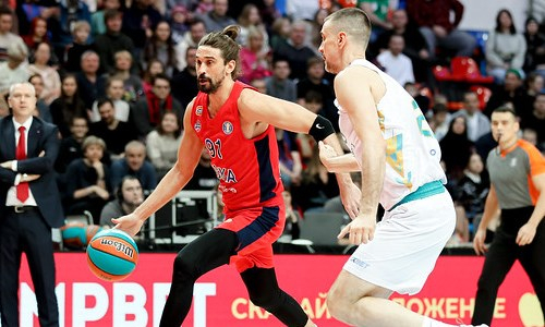 Фоторепортаж с матча Единой лиги ВТБ ЦСКА — «Астана» 100:72