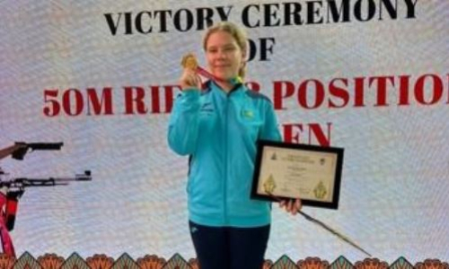 Одолев олимпийскую чемпионку казахстанка стала победительницей Кубка мира по пулевой стрельбе