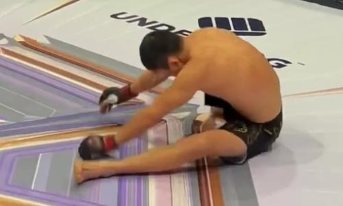 Казахстанский боец эффектно нокаутировал кыргызстанского файтера у него на родине. Видео