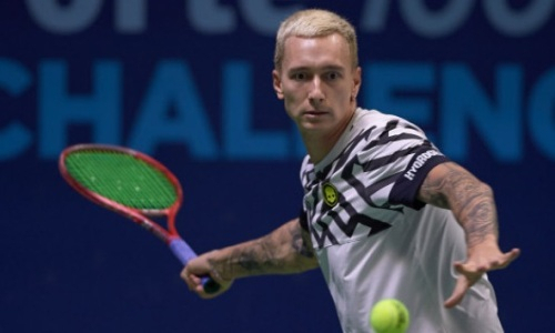 Теннисист из Казахстана не сумел выйти в третий круг турнира в Вильнюсе