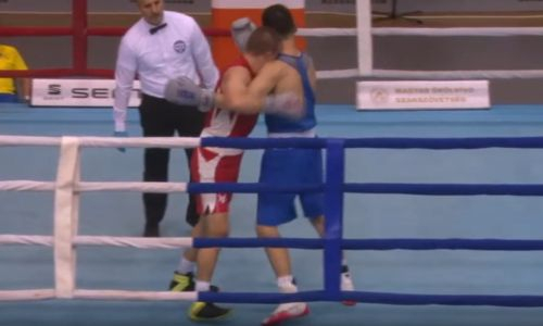 Видео полного боя казахстанского боксера с чемпионом мира и призером Олимпиады