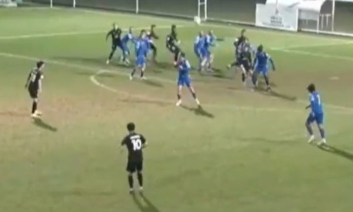 Минимальной победой закончился матч клубов КПЛ и чемпионата Грузии