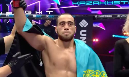 Казахстанский боец досрочной победой в первом раунде открыл турнир Octagon в Алматы