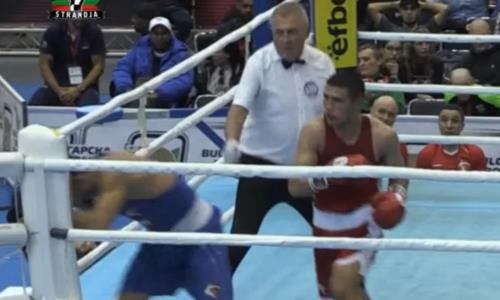 Желавший драться за Казахстан узбекистанский боксер устроил второе подряд избиение на малом ЧМ-2023. Видео