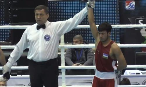 Узбекистан завоевал первую медаль малого чемпионата мира-2023 по боксу. Видео