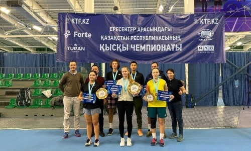 14-летняя теннисистка стала чемпионкой Казахстана среди взрослых