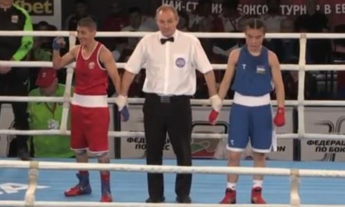 Узбекистан лишили первого «золота» на малом ЧМ-2023 по боксу с участием Казахстана. Видео