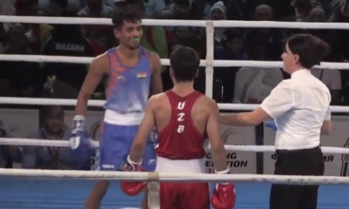 Соперник узбекистанского боксера впечатлил зрителей эффектным приемом в финале малого чемпионата мира. Видео