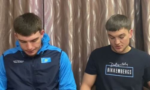 Борец и тренер записали видео с извинениями после потасовки с Сериком Сапиевым
