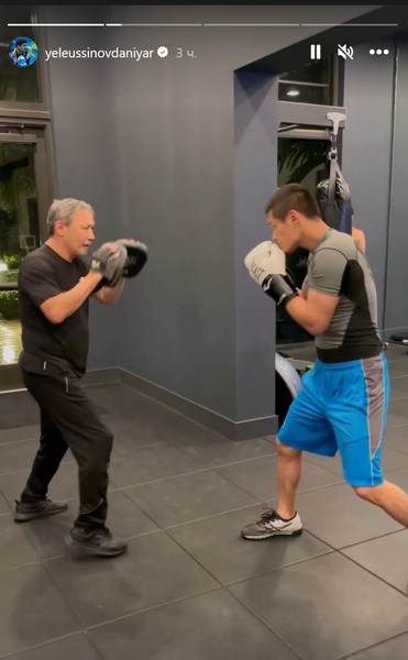 Данияр Елеусинов продолжает тренировки в США