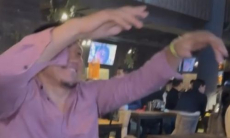 Куат Хамитов зажег на танцполе после досрочной победы над узбекистанцем. Видео