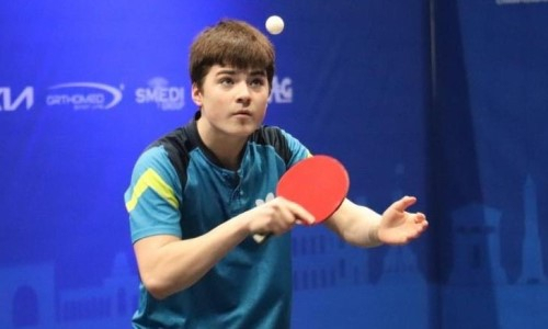 Казахстанец завоевал золотую медаль на турнире по настольному теннису в Португалии