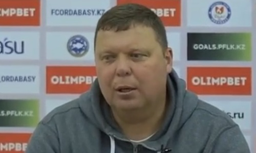 Наставник «Ордабасы» назвал недостаток в победном матче КПЛ