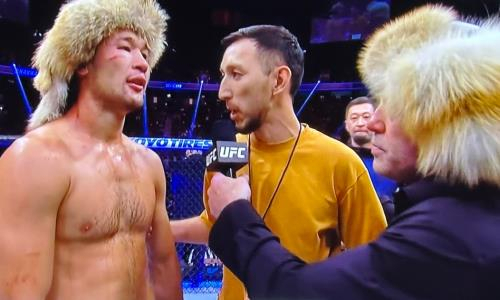 Шавкат Рахмонов «по-казахски» отметил победу в октагоне с легендой UFC. Видео