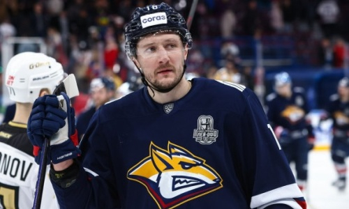 Игрок сборной Казахстана рассказал о своем хет-трике в плей-офф КХЛ