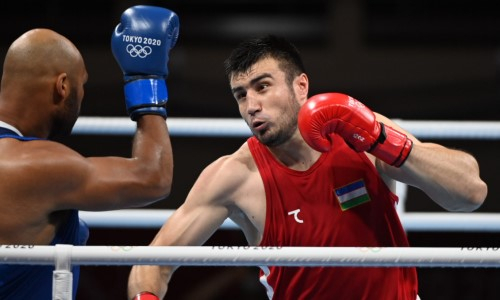 Баходир Джалолов жестко уронил и деклассировал призера Олимпиады по боксу. Видео