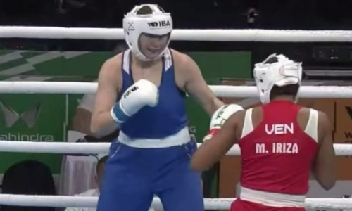 Видео боя чемпионки мира из Казахстана с избиением и нокдауном на ЧМ-2023 по боксу