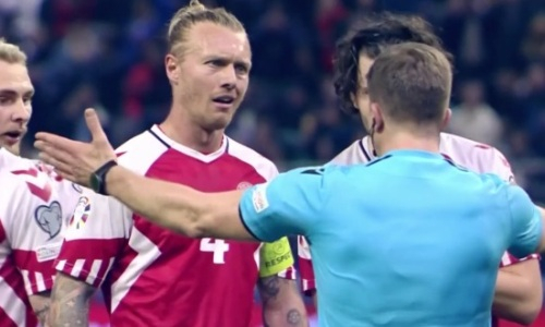 В сборной Дании «оспорили» ключевой эпизод матча с Казахстаном