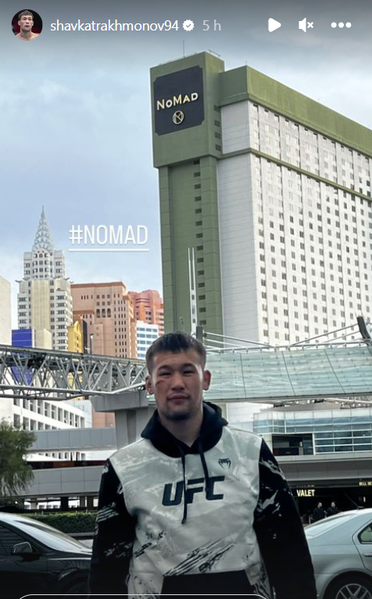 Рахмонов после пятой подряд победы в UFC показал фото из Лас-Вегаса