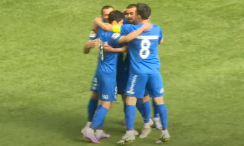 Видео гола Суюмбаева матча Премьер-Лиги «Шахтер» — «Ордабасы»