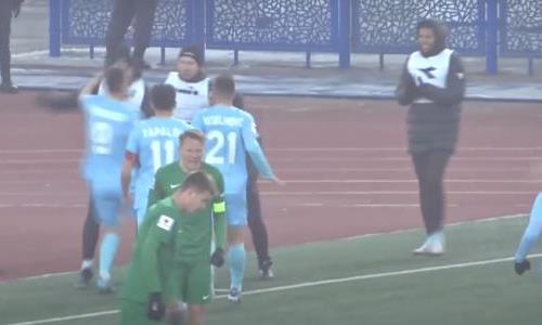 Видео гола Чиканчи матча Премьер-Лиги «Кызылжар» — «Мактаарал»