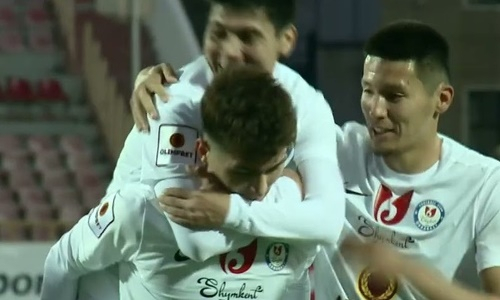 Видео гола Умарова матча Премьер-Лиги «Ордабасы» — «Жетысу»