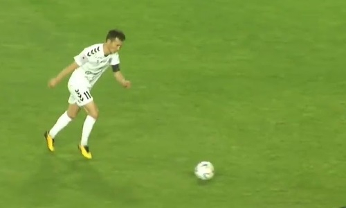 Видео гола Кусяпова матча Премьер-Лиги «Кайрат» — «Каспий»