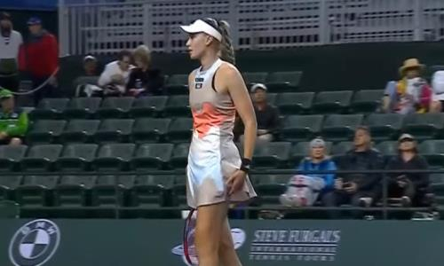 Видеообзор матча на турнире в Индиан-Уэллсе Рыбакина — Грачева 6:3, 6:0