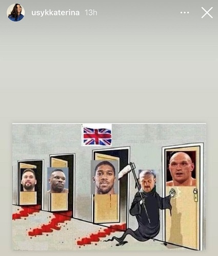 Жена Александра Усика показала, что ждёт Тайсона Фьюри. Фото