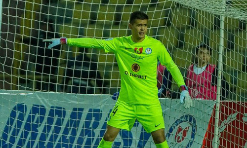 Голкипер «Ордабасы» пропустил 100-й мяч в Премьер-Лиге